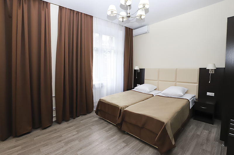 2-мест. 1-комн. ПК, площадь номера 16-23 м2, питание Люкс