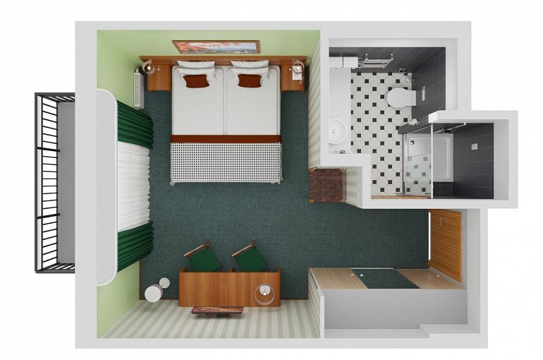 Стандарт с балконом