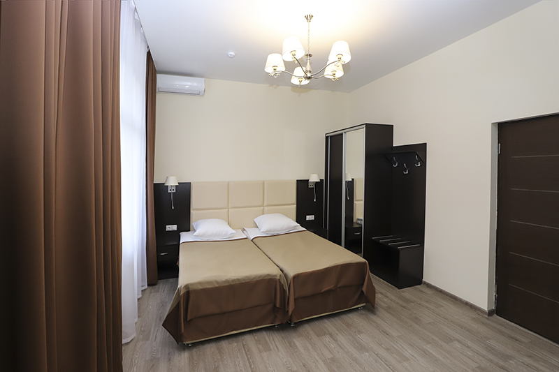 2-мест. 1-комн. ПК, площадь номера 16-23 м2, питание Люкс