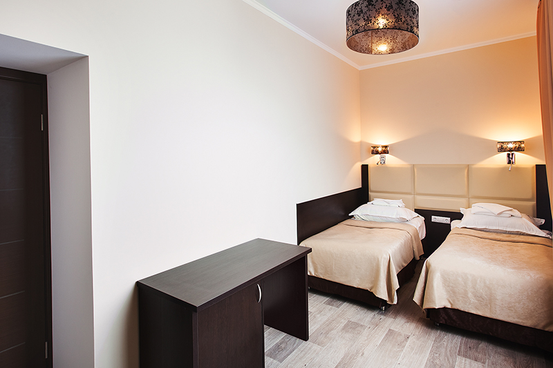 2-мест. 2-комн. СЕМЕЙНЫЙ ПК площадь номера 28-47 м2, питание Люкс