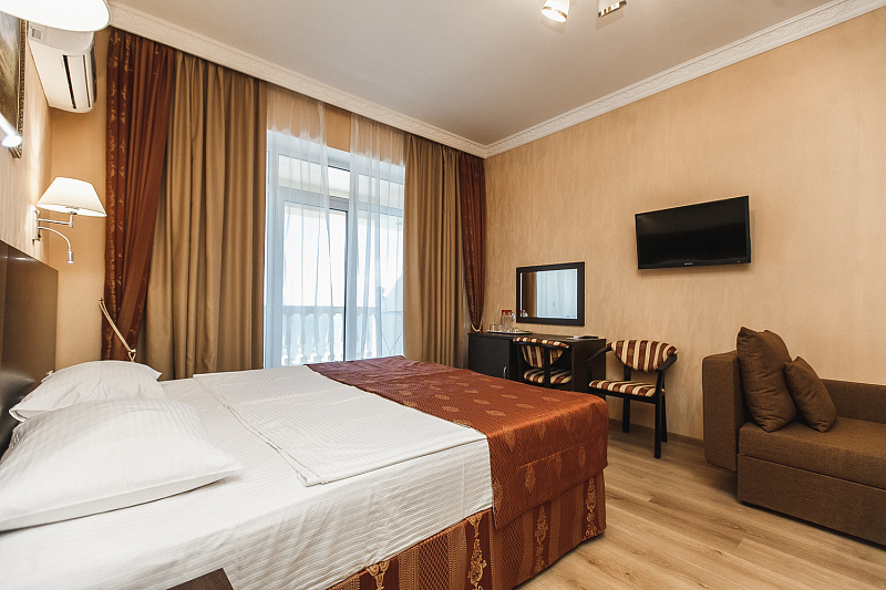 Стандарт с балконом с видом на горы