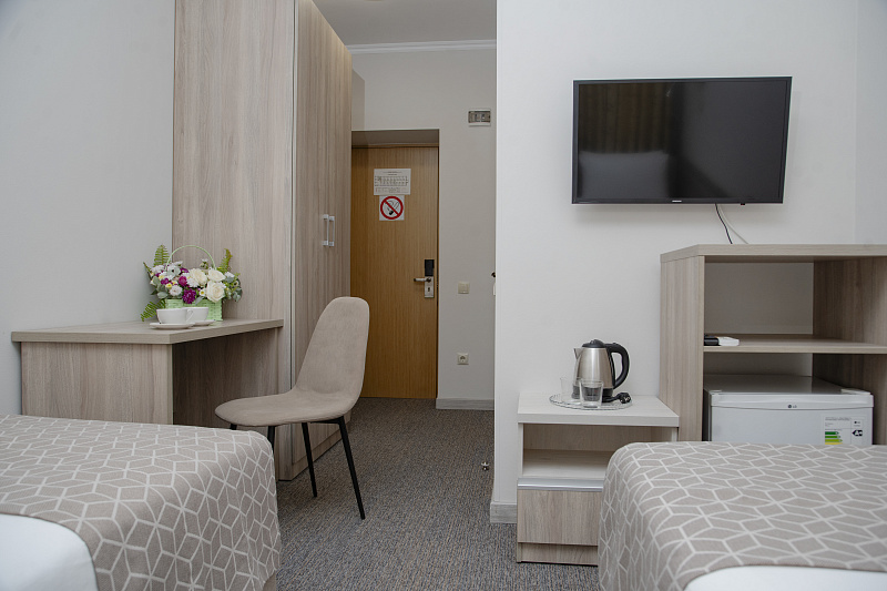 2-х местный номер 1 категории Стандарт без балкона