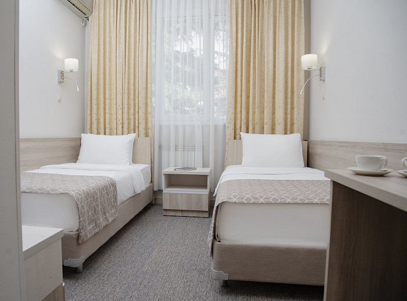 2-х местный номер 1 категории Стандарт без балкона